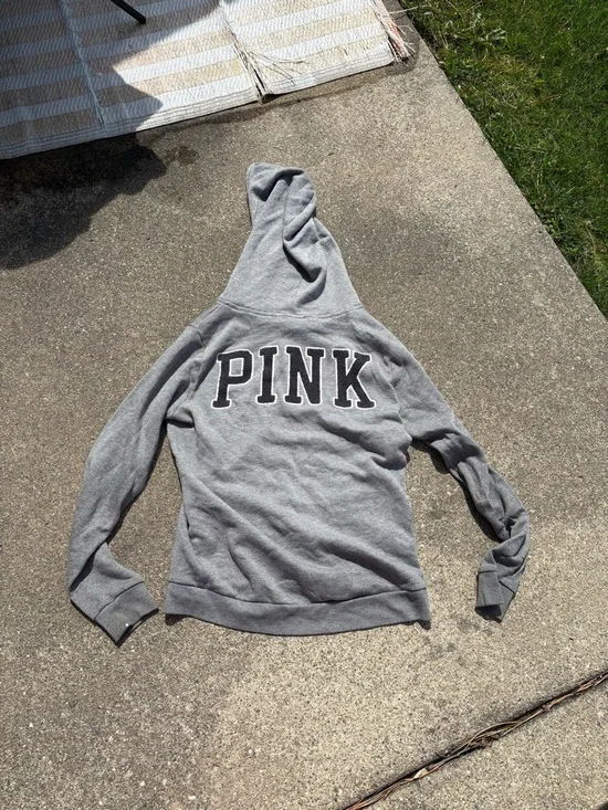 PINK Victoria's Secret Girls' Aqua Blue Logo Joggers & Assorted Hoodies - Pack - Picture 9 of 14